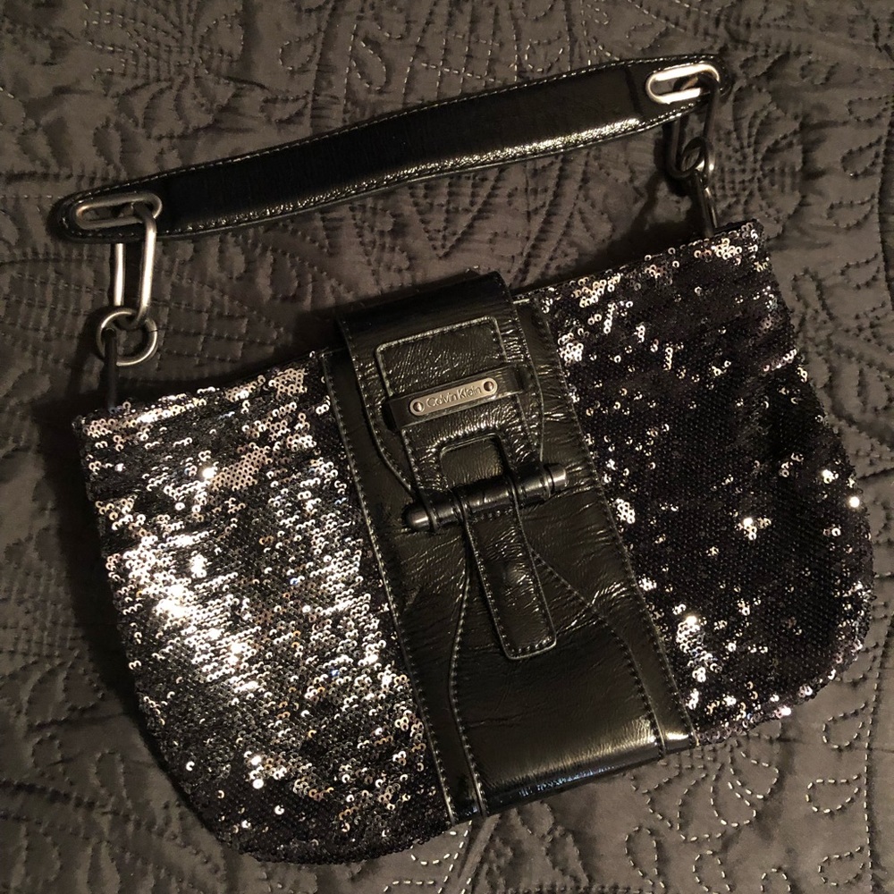 Calvin Klein Reversible Sequin Purse
